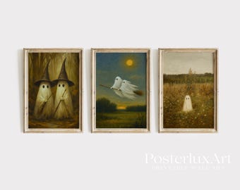 Halloween Ghost Wall Art Set of 5, image 4