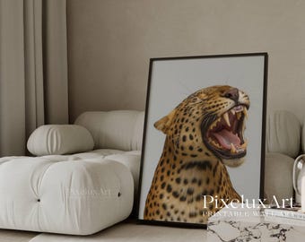 Modern Stockholm Fashion & Leopard Wall Art Set, image 5