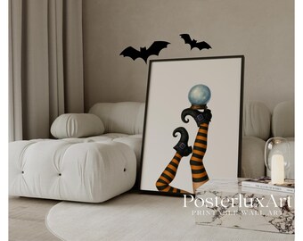 Witch Boots Wall Art Print, image 2