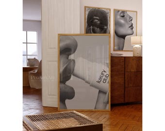 Black And White Lip Balm Art Print, image 2