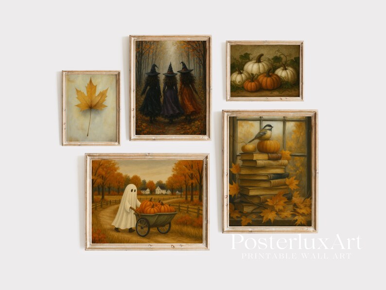 Fall Wall Art Set of 5