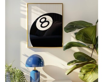 Retro Lucky 8 Ball Print, image 5