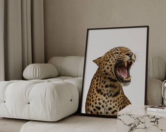 Set of 3 Leopard Wall Art, image 6