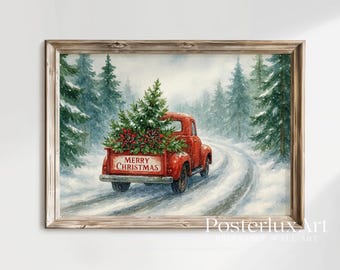 Vintage Christmas Wall Art Set, image 4