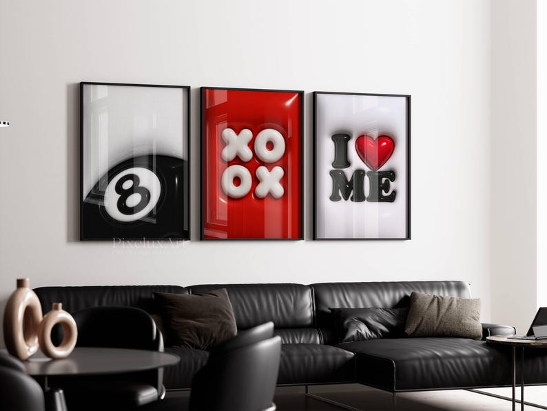 Set of 3 Hypebeast Wall Art