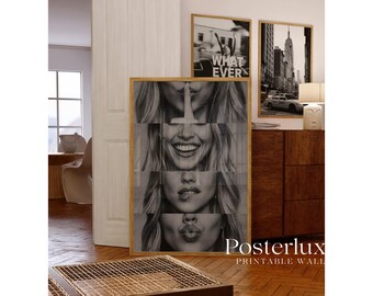 Black And White Stockholm Style Collage Poster, image 2