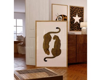 Leopard Wall Art Set, image 2