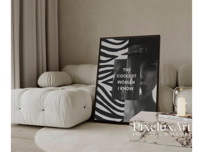 Girly Black Wall Art