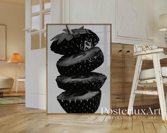 Stockholm Style Strawberry Poster, image 3