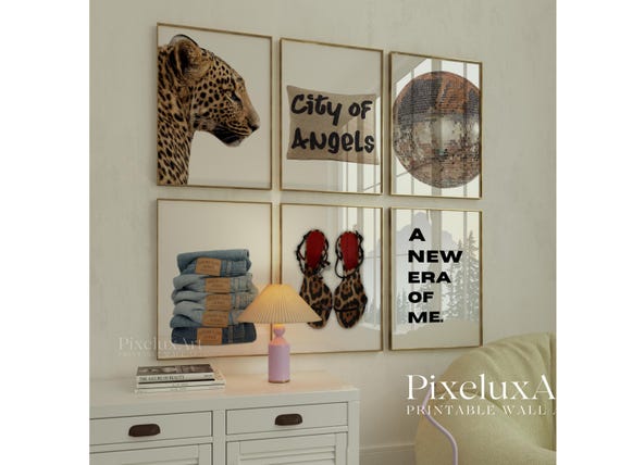 Leopard Fashion Gallery Wall Set