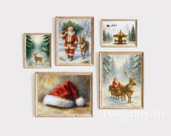 Christmas Wall Art Bundle Set of 17, image 3