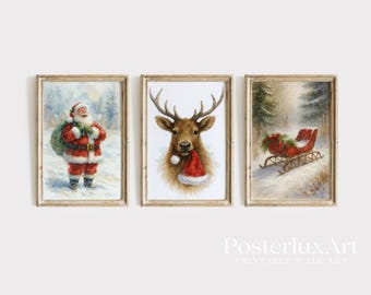 Christmas Wall Art Set of 6, image 2