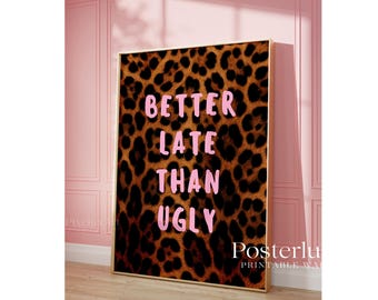 Pink Leopard Wall Art Set, image 5