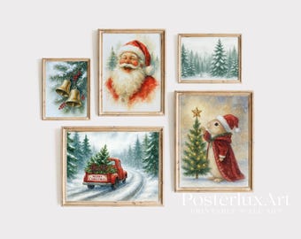 Christmas Wall Art Bundle Set of 17, image 5