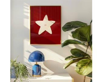 Hand Drawn Star Wall Art, image 5
