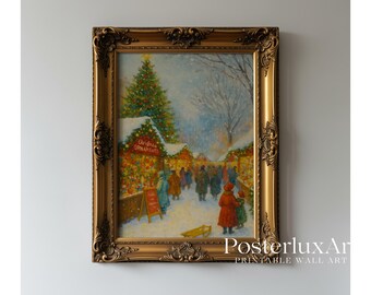 Vintage Christmas Wall Art Set, image 5