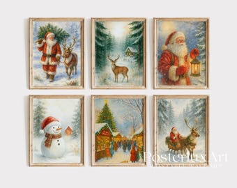 Christmas Wall Art Bundle Set of 17, image 2
