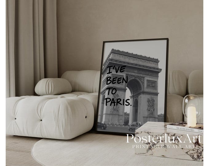I’ve Been to Paris Travel Print, Paris Photography Poster…