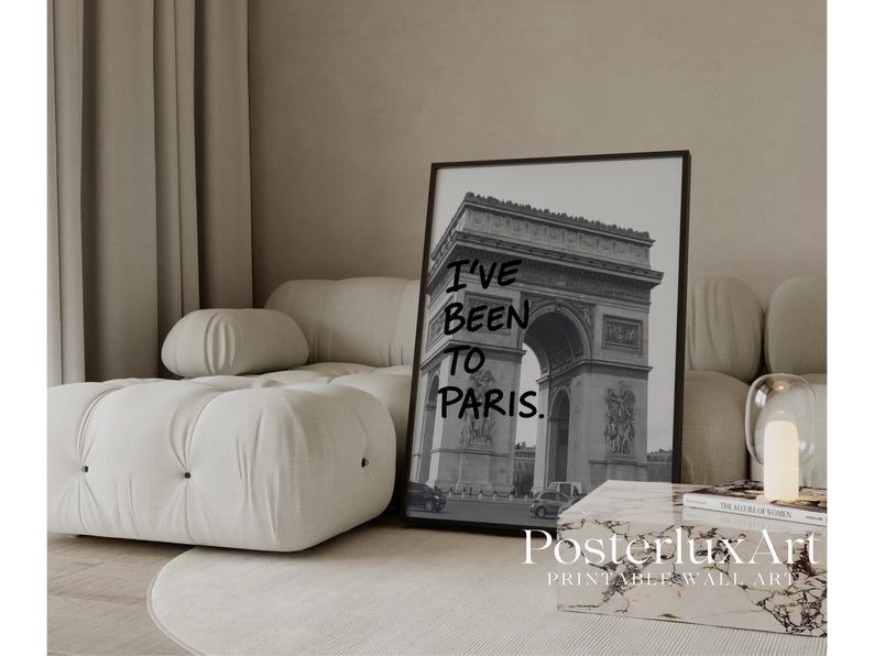 I’ve Been to Paris Travel Print