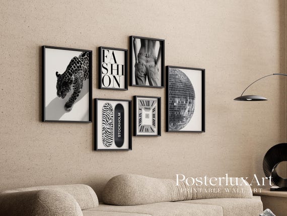 Stockholm Style Wall Art Set