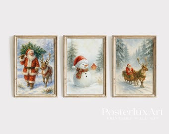Christmas Wall Art Set of 6, image 3