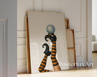 Witch Boots Wall Art Print, image 5