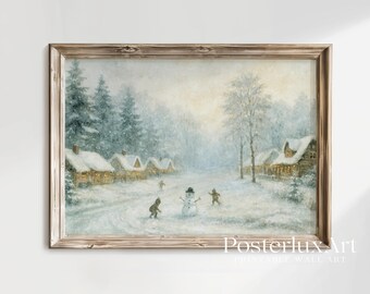 Vintage Christmas Wall Art Set, image 4