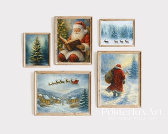 Christmas Wall Art Bundle Set of 17, image 3