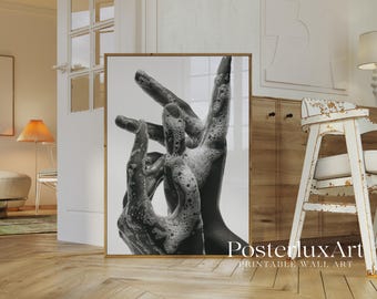 Stockholm Style Minimalist Hand Art Print, image 2