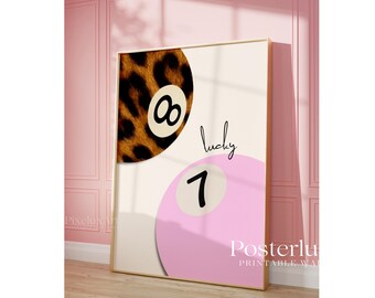 Pink Leopard Wall Art Set of 6, image 5