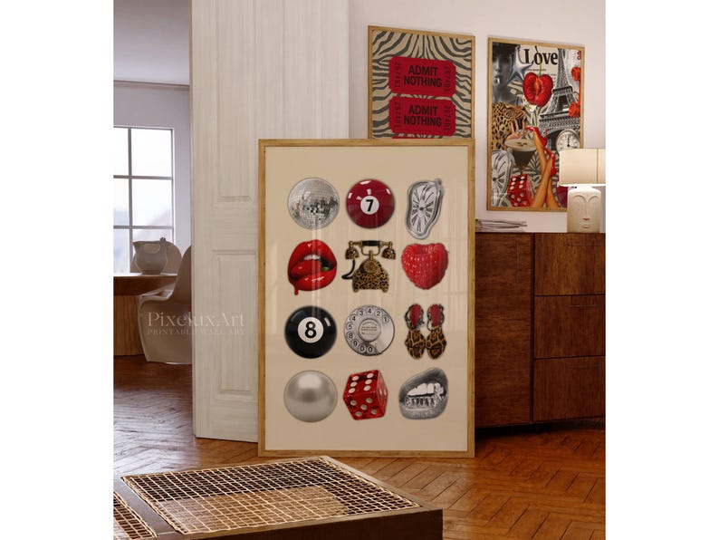Trendy Collage Apartment Print