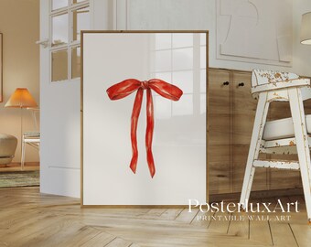 Red Bow Wall Art, image 4