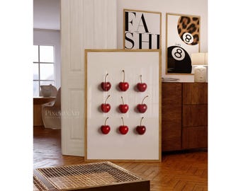 Modern Cherry Poster, image 2