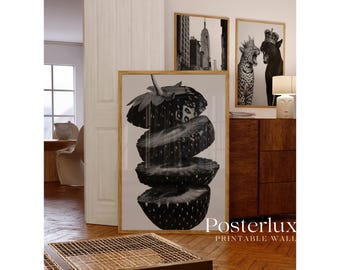 Stockholm Style Strawberry Poster, image 2