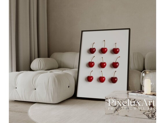Modern Cherry Poster