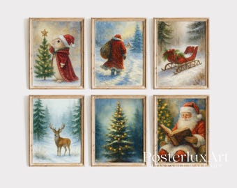 Christmas Wall Art Bundle Set of 17, image 2