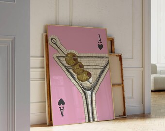 Pink Dirty Martini Art Print, image 5
