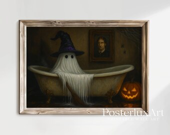 Vintage Haunted Ghost Wall Art Set of 5, image 2