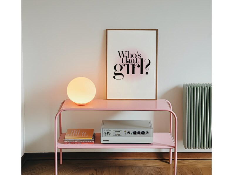 Stockholm Girl Aesthetic Poster