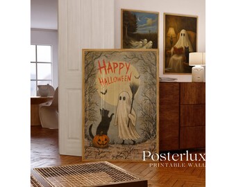 Happy Halloween Ghost Wall Art, image 2