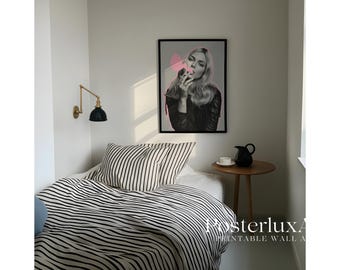 Pink & Gray Fashion Wall Art, image 4