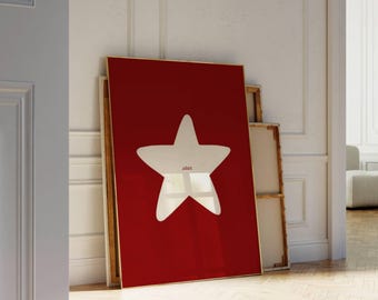 Hand Drawn Star Wall Art, image 4