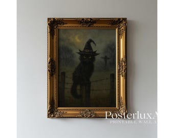 Vintage Halloween Wall Art Set, image 4