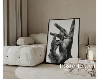 Stockholm Style Minimalist Hand Art Print, image 1