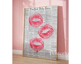 Retro Pink Gallery Leopard Wall Art Set, image 5