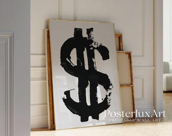 Dollar Poster – Hypebeast Black & White Fashion Wall Art, Stockholm…, image 4