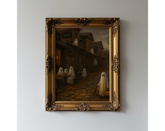 Vintage Haunted Ghost Wall Art Set of 5, image 6