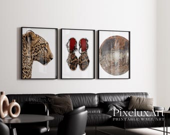 Leopard Fashion Gallery Wall Set, image 3