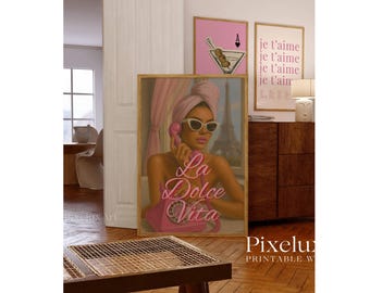 Pink Gallery Wall Art Set, image 4