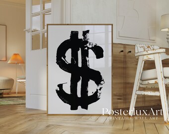 Dollar Poster – Hypebeast Black & White Fashion Wall Art, Stockholm…, image 3